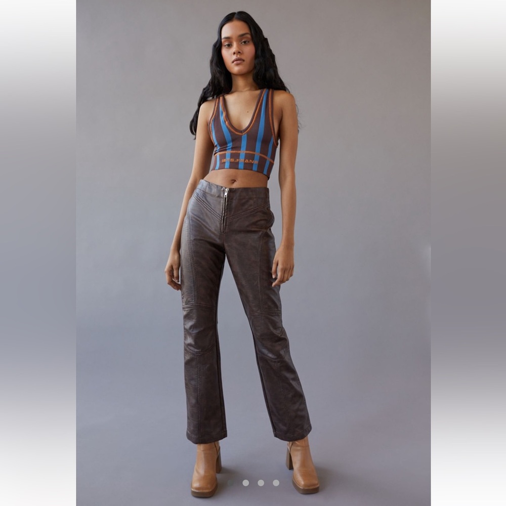 NWT Ryder Faux Leather Pants Size 0